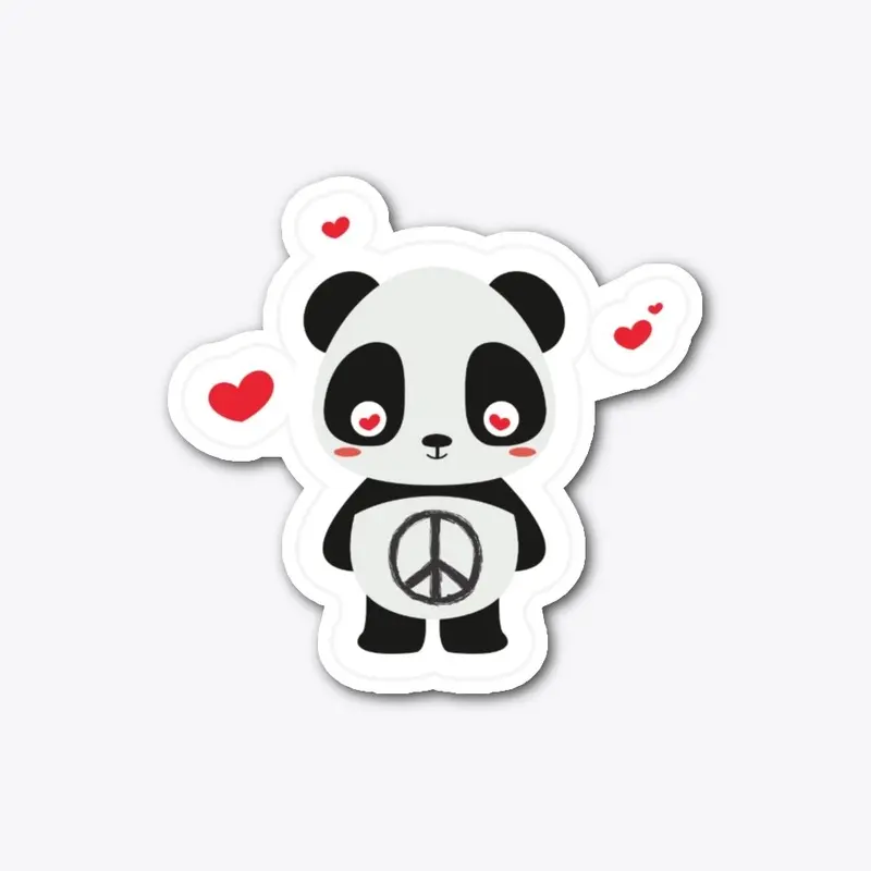 Peace and Love Panda